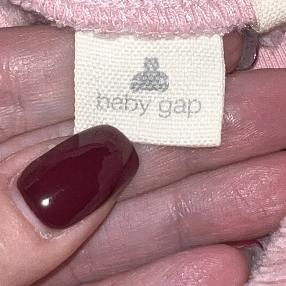 Baby Gap Unisex Fuzzy Sherpa Crew 2 Piece Set‎ Size 18-24 Months Feather Pink